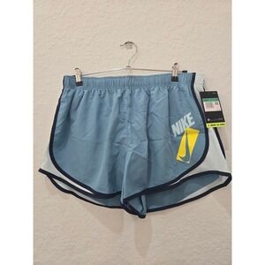 Nike Women's Running Shorts XL Blue Athletic DRI FIT Move To Zero